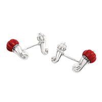 Bouton de manchette  Chantecler Homme Et Voilà in Argent Diamante 0.020 Ct 44060 - 44060